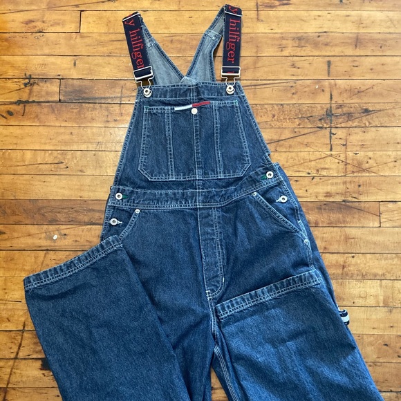 Tommy Hilfiger Denim - Vintage NEW Tommy Hilfiger Spellout Strap Overalls